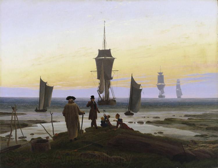 Caspar David Friedrich The Stages of Life (mk09) Norge oil painting art